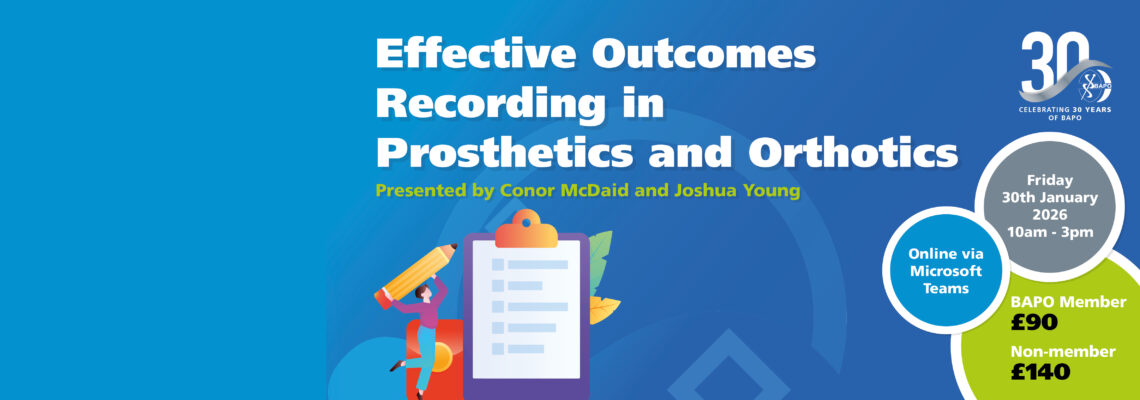 Effective Outcomes Recording in Prosthetics and Orthotics 